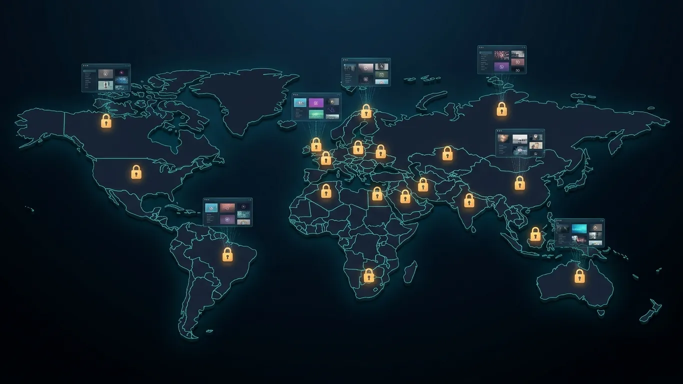Content licensing is sold territory by territory — your IP address is what tells a streaming platform which country's library to show you.